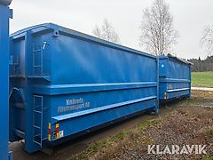 Lättviktscontainerflak 3 st Flakab 38 m³