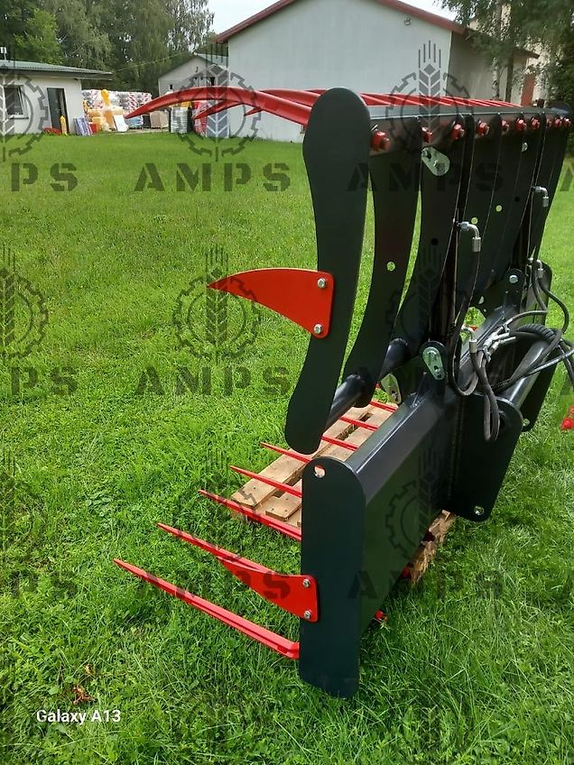 AMPS Krokodyl II-Siłownikowy Zęby Kute/ KROKODILGEBISS 2-ZYLINDER Manitou, New Holland