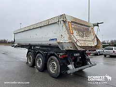 Schmitz Semitrailer Tipper Steel half pipe body 24m³
