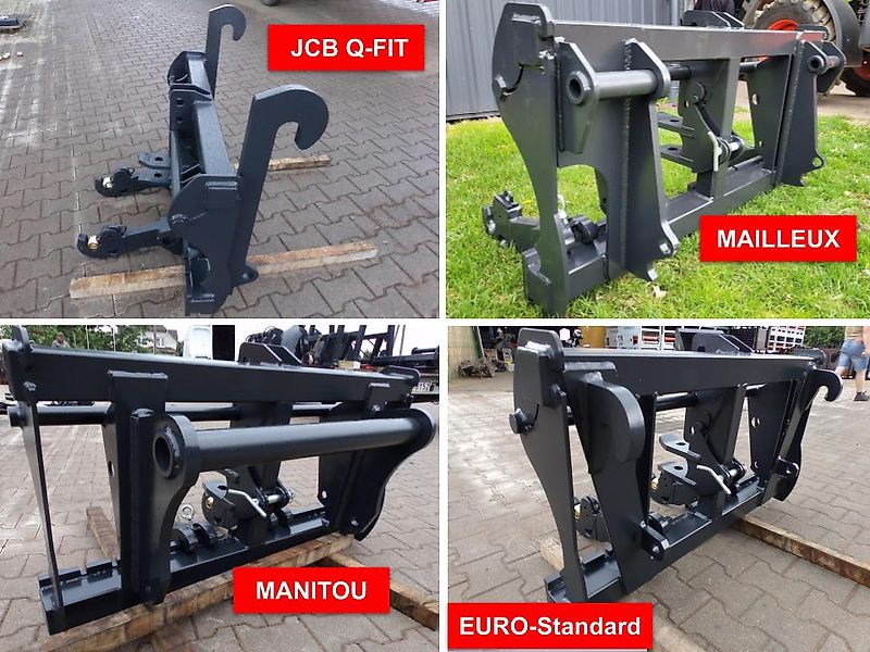 RADSTAL Adapter JCB Q-Fit auf Dreipunkt