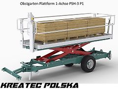 KROLIK Obstgarten Plattform PSH-3 1-achsig P1