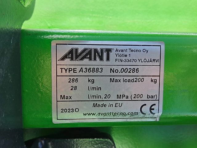 Avant 1100 Borstel met opvangbak