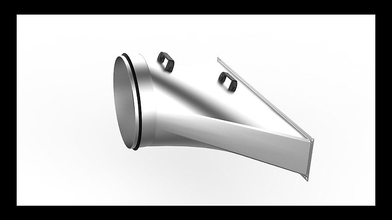 Martin Energietechnik Einblastrichter Trocknungscontainer Übergangstrichter