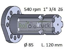 Lamborghini Zapfwelle SAME L120 LAMBORGHINI HURLIMANN 0.163.3671.0/40