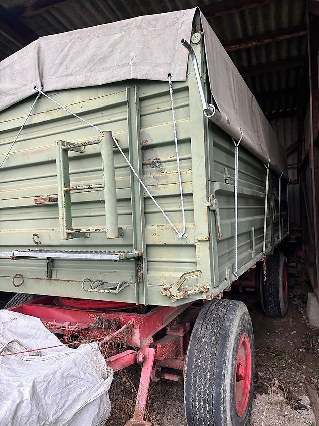 KG-AGRAR Hummel-HKD-12/ 3-Seiten-Kipper mit Abdeckplane und Förderschnecke