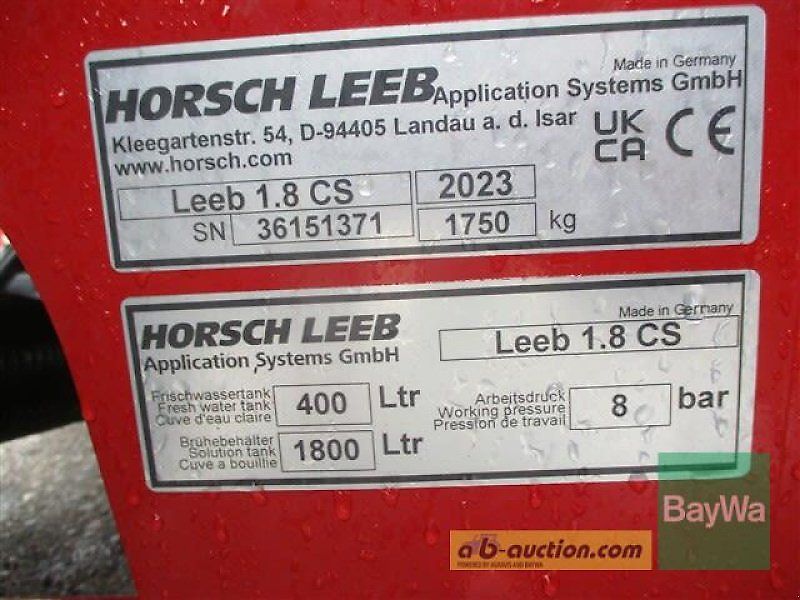 Horsch 1.8 CS ANBAUSPRITZ