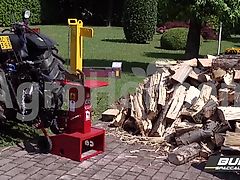 Ceccato Olindo SPLT10 / Kardan getriebener Holzspalter mit 10 Tonnen Spaltdruck