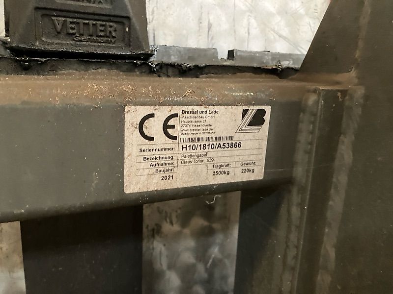 Bressel und Lade H10, 2,5 t, 1.200 mm Gabellänge #für Radlader