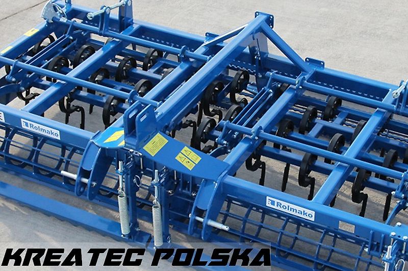 Rolmako Saatbettkombination kompakt U 684 mit Zinken SX, gehängte Version, Breiten von 2,5 m bis 4,5 m