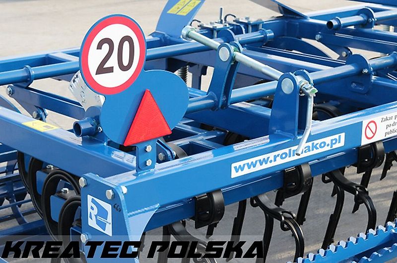 Rolmako Saatbettkombination kompakt U 684 mit Zinken SX, gehängte Version, Breiten von 2,5 m bis 4,5 m