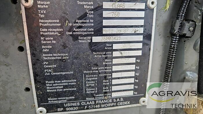 Claas ROLLANT 340 RC