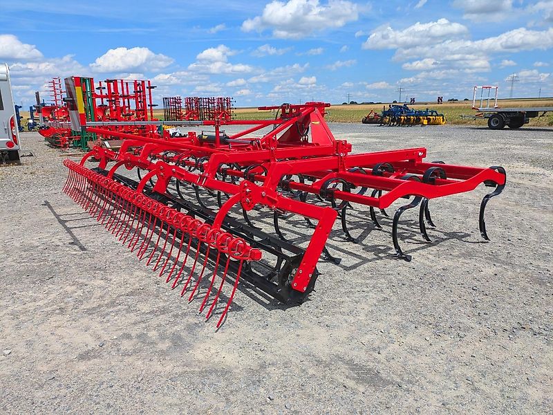 POM Meteor II Leichtgrubber 6 m, Flachgrubber, Federzinkengrubber