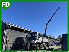 Mercedes-Benz Unimog U300 mit Automatik/Wandler und Ladekran mit Funk, Rarität , 1.Hand