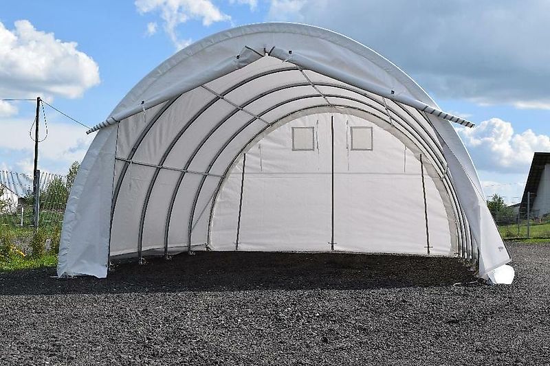 Zelthalle Leichtbauhalle Lagerzelt Lagerhalle Rundbogenhalle NEU