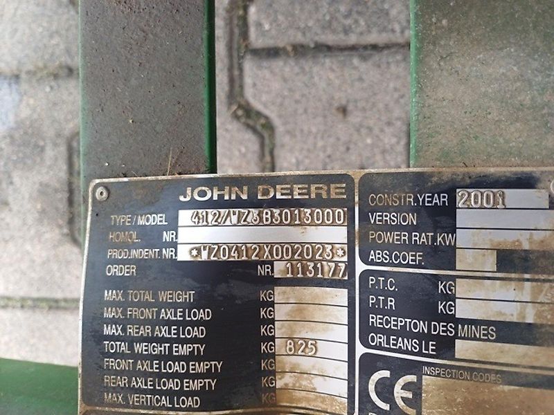 John Deere 412 DOVEN