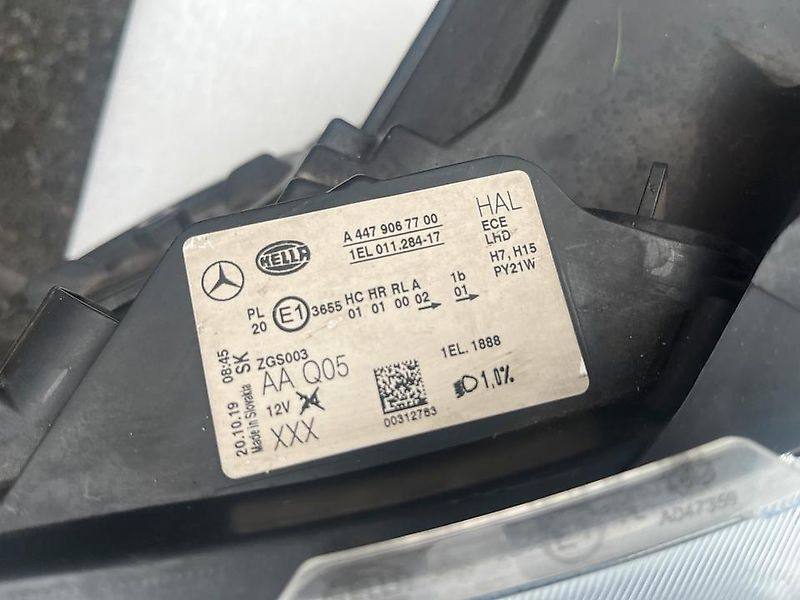 Scheinwerfer Mercedes V Klasse 447 2 Stück Hella