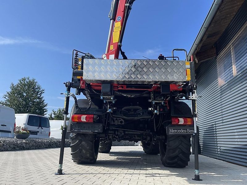 Mercedes-Benz Unimog U318 mit Ladekran aus Ez.2014, 1a Zustand , Leasing-Finanzierung mgl.