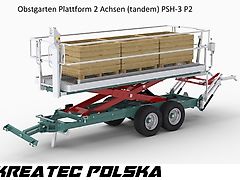 KROLIK Obstgarten Plattform PSH-3 2-achsig P2 tandem