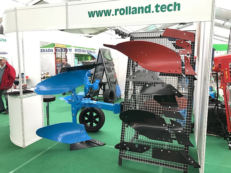 Rolland Pflugteile DURO Schar Streichblech Stützrad Anlage