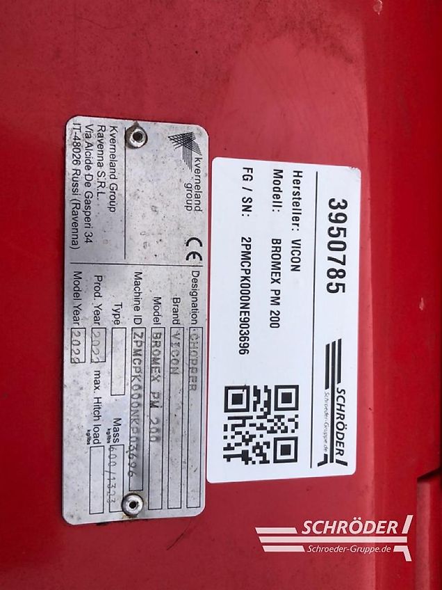 PZ-Vicon BROMEX MULCHER PM 200 2,0M