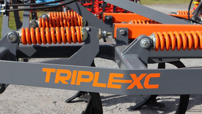 AgroXX TRIPLE-XC 3.0-10 ZINKEN GEFEDERT -- MULCHGRUBBER PREMIUM MIT DACHRINGWALZE--